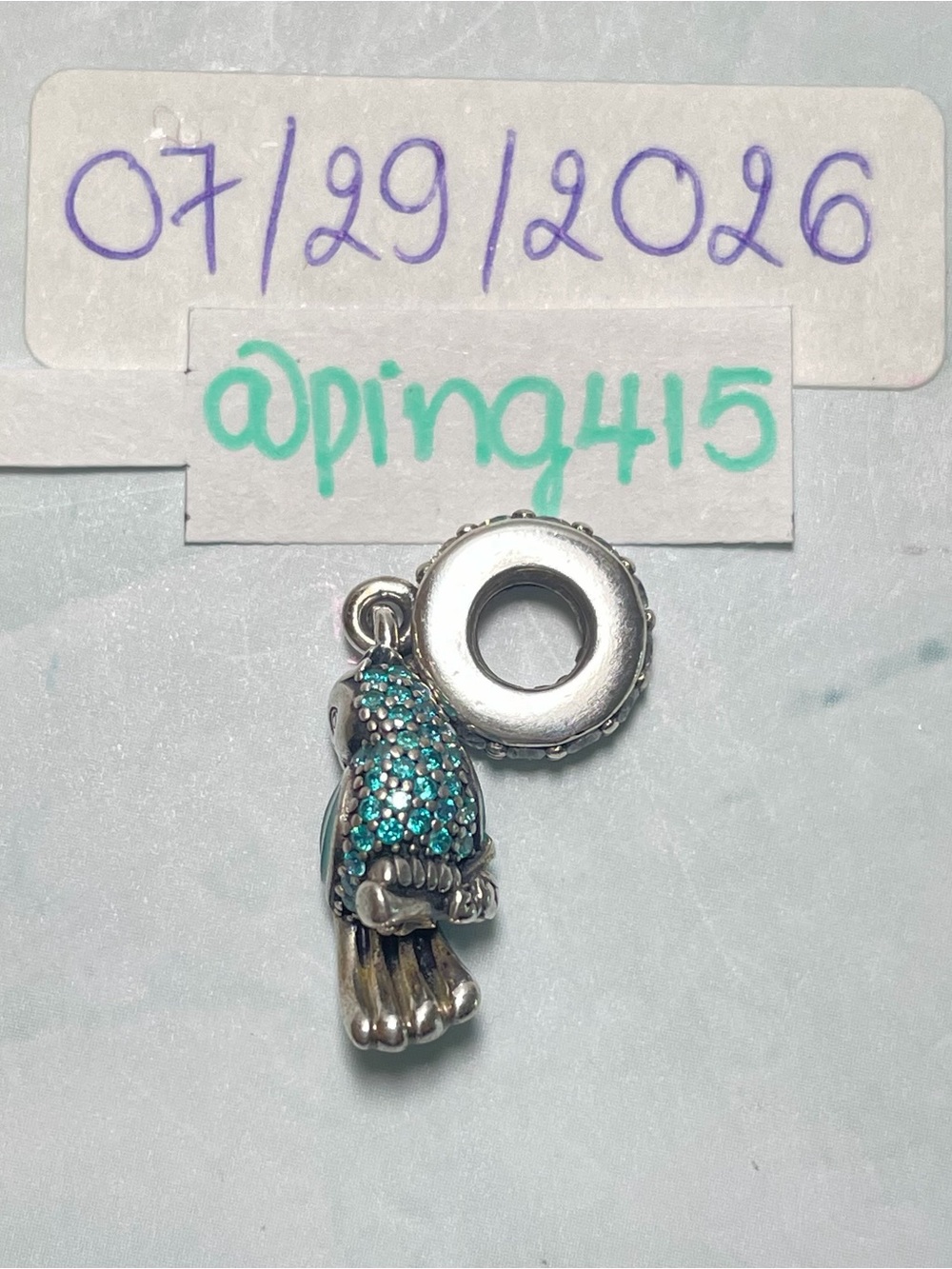 Pandora Tropical Parrot Dangle - Picture 8 of 11